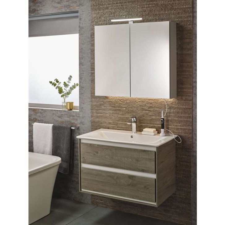 Ideal Standard Mirror&Light - LED svítidlo Pandora 308x112x33 mm, 8W, chrom T320967