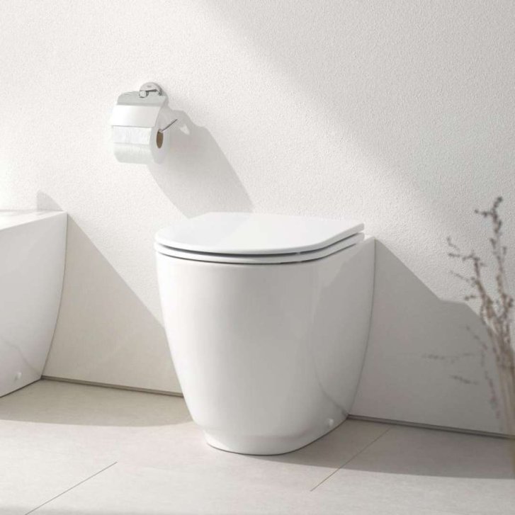 Grohe Essence - Stojící WC, rimless, PureGuard, alpská bílá 3957300H