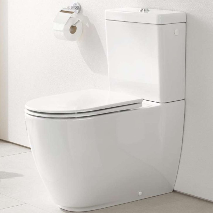 Grohe Essence - WC kombi mísa, rimless, PureGuard, alpská bílá 3957200H