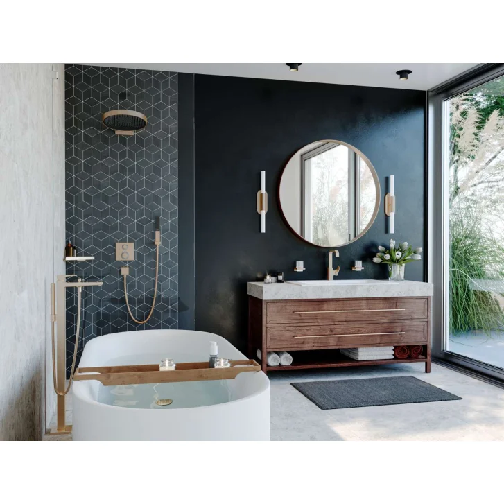 Hansgrohe Rainfinity - Sprchová hlavice, kartáčovaný bronz 26866140
