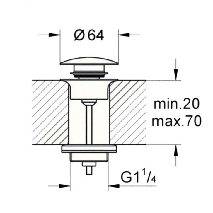 Grohe - Odpadová souprava, supersteel 65807DC0