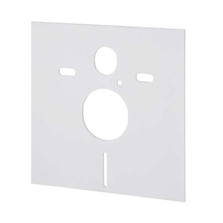 Geberit Kombifix - Modul pro závěsné WC s tlačítkem Sigma01, matný chrom + Tece One - sprchovací toaleta a sedátko, Rimless, SoftClose 110.302.00.5 NT3