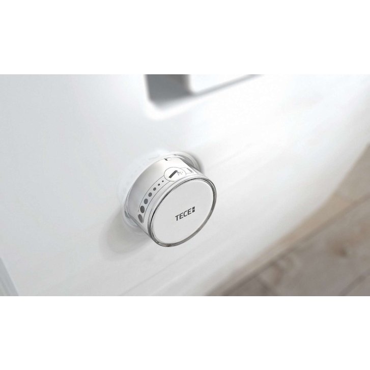 Geberit Kombifix - Modul pro závěsné WC s tlačítkem Sigma01, matný chrom + Tece One - sprchovací toaleta a sedátko, Rimless, SoftClose 110.302.00.5 NT3