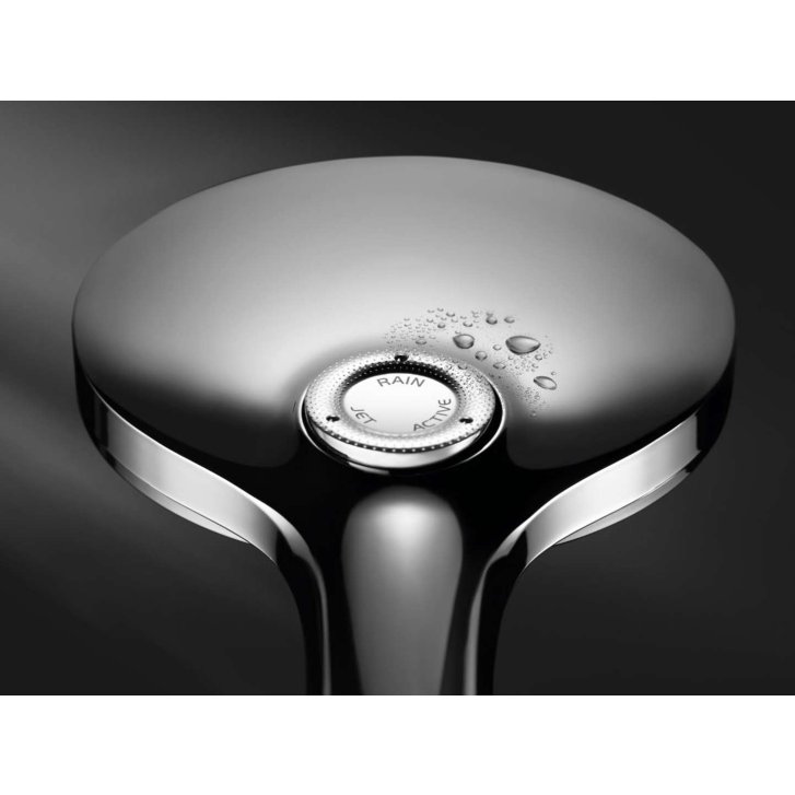 Grohe Rainshower SmartActive - Sprchová hlavice 130 9,5 l/ min, 3 proudy, kartáčovaný Hard Graphite 26574AL0
