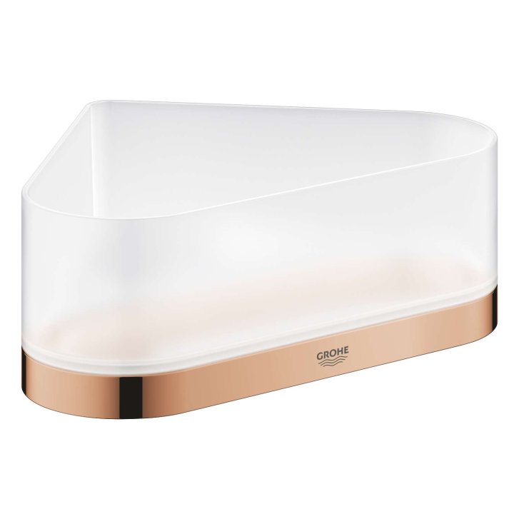 Grohe Selection - Miska do sprchy s držákem, rohová, Warm Sunset 41038DA0