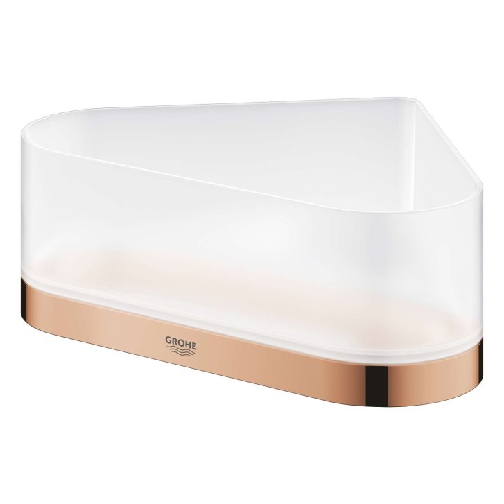 Grohe Selection - Miska do sprchy s držákem, rohová, Warm Sunset 41038DA0