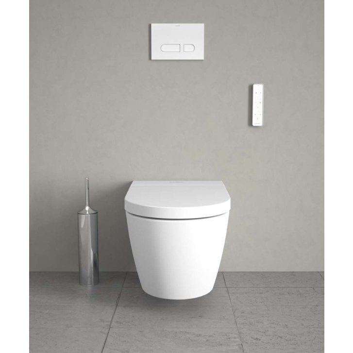 Duravit SensoWash Starck - Elektronický bidet s keramikou, Rimless, SoftClose, DuraShield, alpská bílá 650001012004310