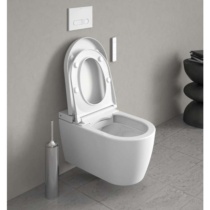 Duravit SensoWash Starck - Elektronický bidet s keramikou, Rimless, SoftClose, DuraShield, alpská bílá 650001012004310