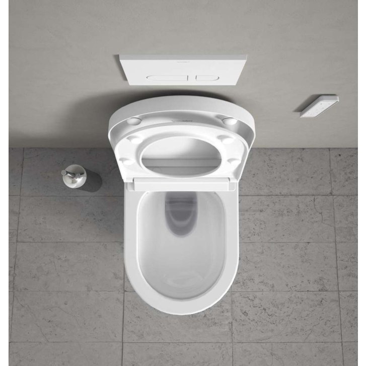 Duravit SensoWash Starck - Elektronický bidet s keramikou, Rimless, SoftClose, DuraShield, alpská bílá 650001012004310