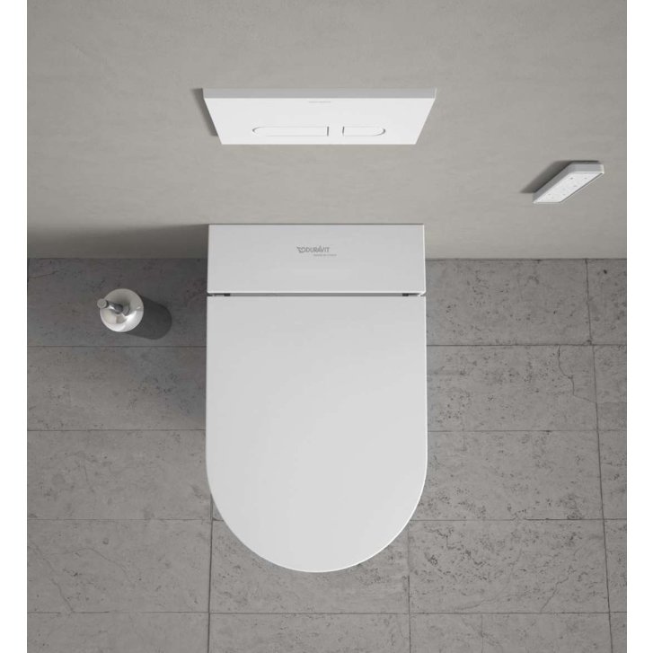 Duravit SensoWash Starck - Elektronický bidet s keramikou, Rimless, SoftClose, DuraShield, alpská bílá 650001012004310