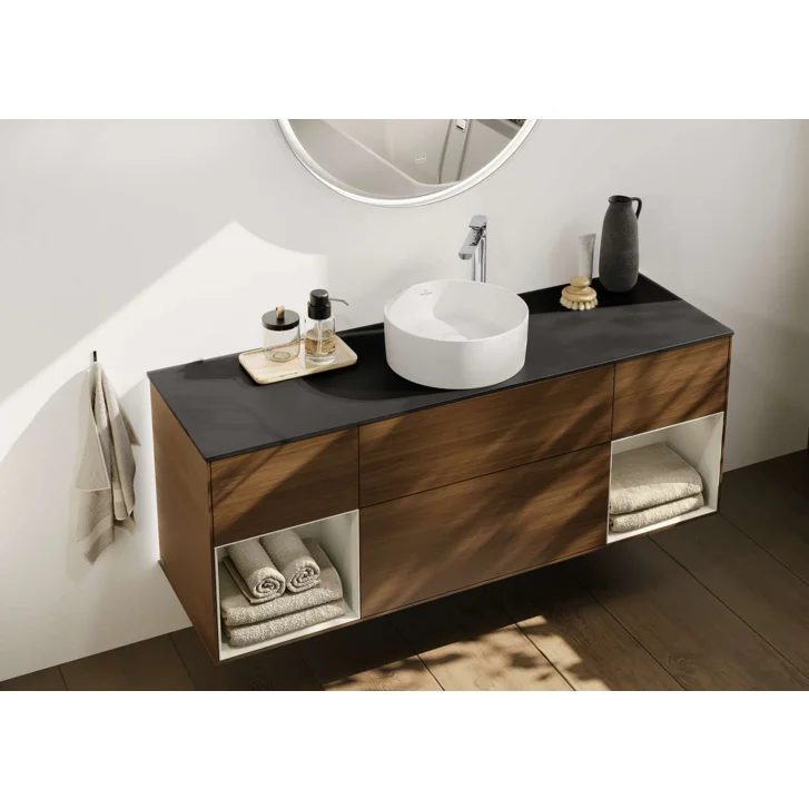 Villeroy & Boch Collaro - Umyvadlo na desku, průměr 40 cm, CeramicPlus, alpská bílá 4A1840R1