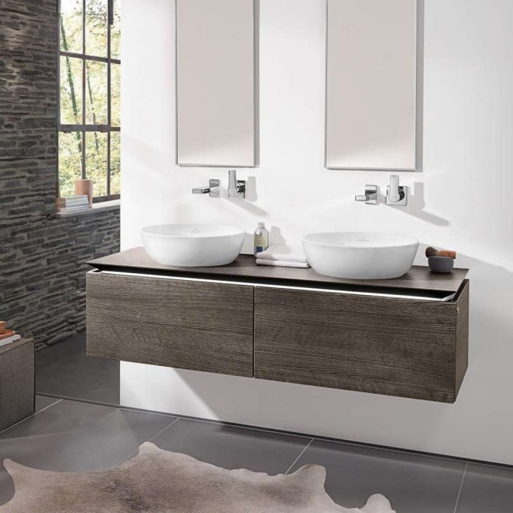 Villeroy & Boch Artis - Umyvadlo na desku, průměr 43 cm, alpská bílá 41794301