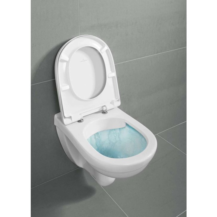 Villeroy & Boch O.novo - Závěsné WC, DirectFlush, AntiBac, CeramicPlus, alpská bílá 5660R0T2