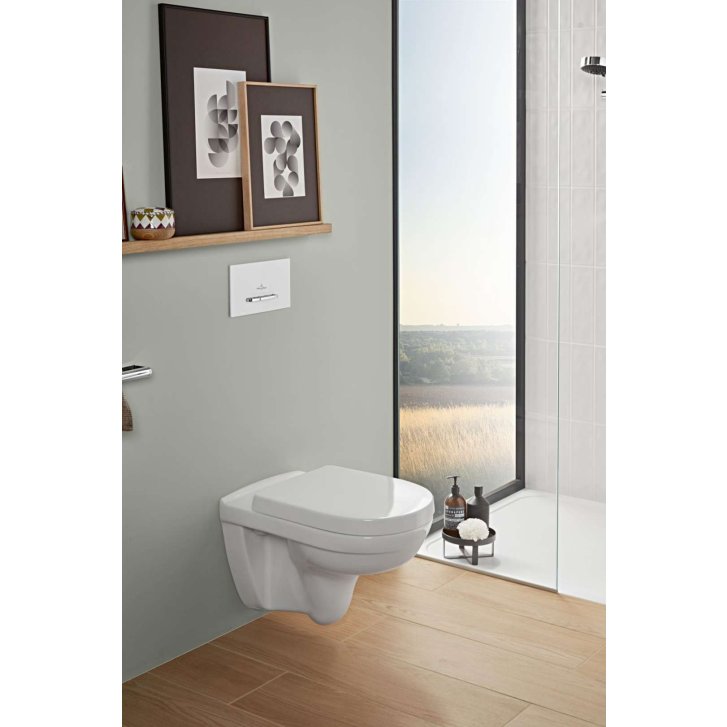 Villeroy & Boch O.novo - Závěsné WC, DirectFlush, CeramicPlus, alpská bílá 5660R0R1