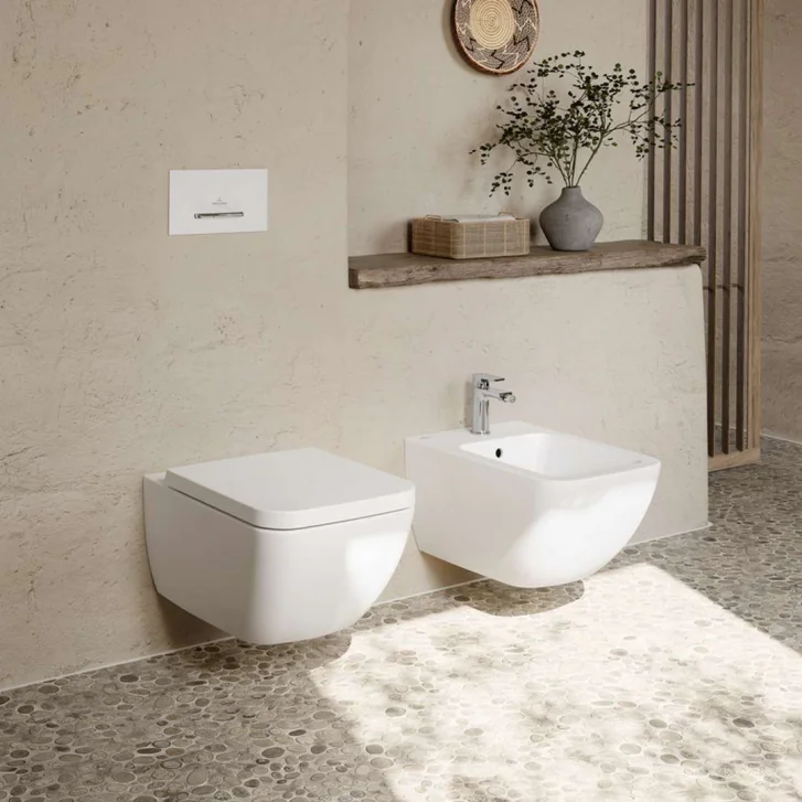 Villeroy & Boch Venticello - Závěsný bidet, s 1 otvorem pro baterii, alpská bílá 44110001