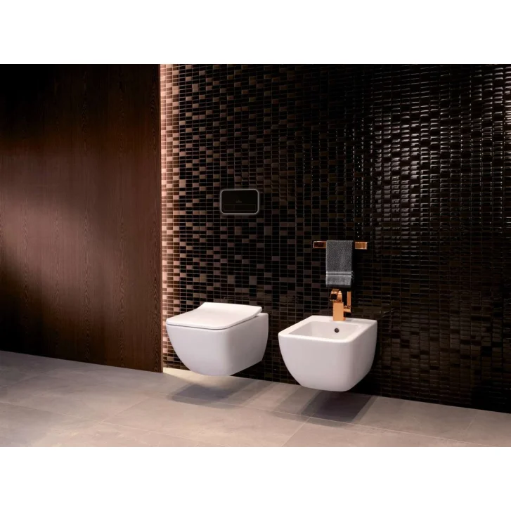Villeroy & Boch Venticello - Závěsný bidet, s 1 otvorem pro baterii, alpská bílá 44110001