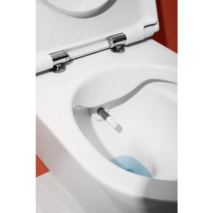 Laufen Cleanet Navia - Elektronický bidet s keramikou, Rimless, SoftClose, matná bílá H8206017570001