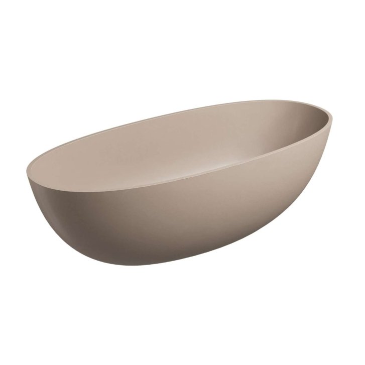 OMNIRES Shell M+ - Volně stojící vana, 175x78 cm, matná béžová SHELL175WWDB