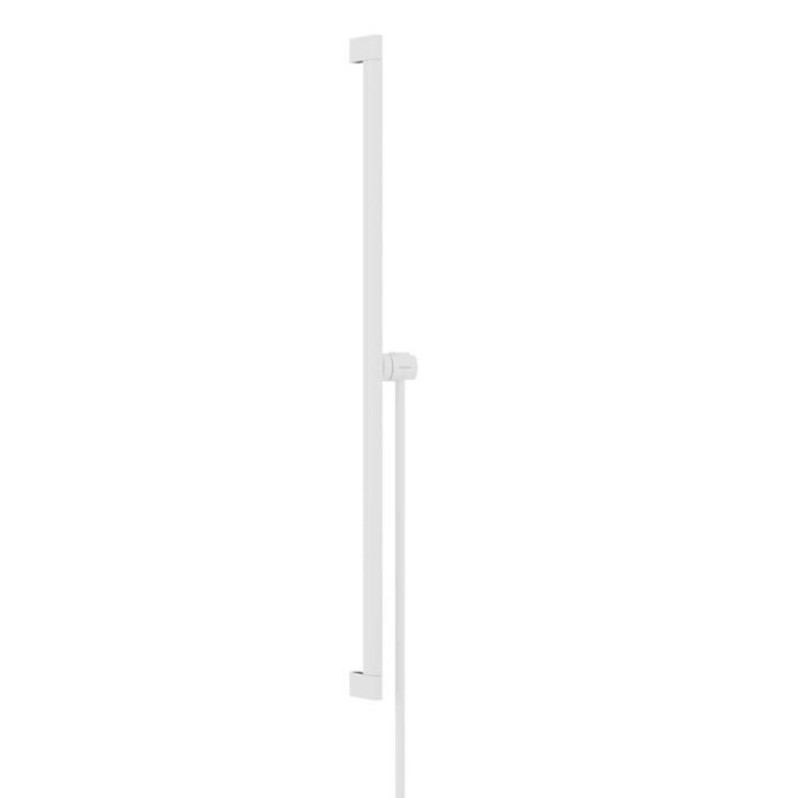 Hansgrohe Unica - Sprchová tyč 95 cm, se sprchovou hadicí, matná bílá 24403700