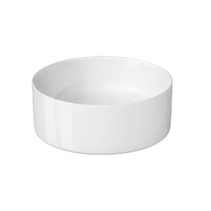 Cersanit Crea - Umyvadlo na desku, průměr 38 cm, bez přepadu, bílá K114-020