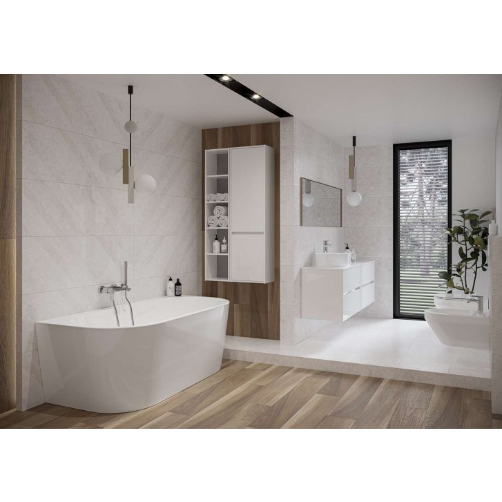 Cersanit Crea - Vana 170x82 cm, včetně nožiček, bílá S301-301