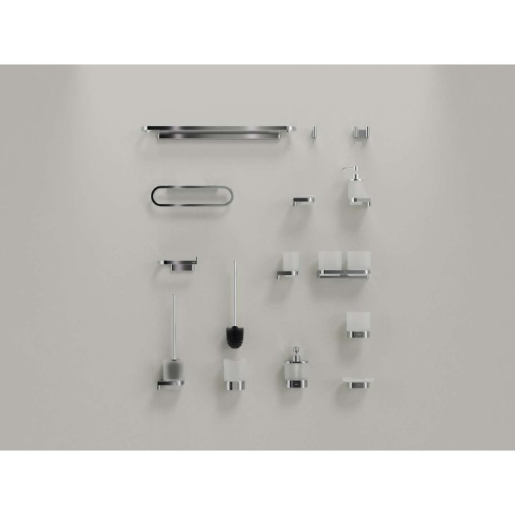 Ravak Chrome - WC štětka na postavení, sklo/chrom X07P1372