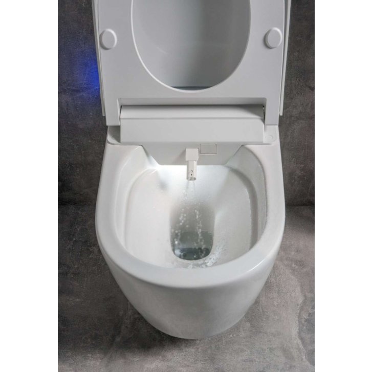 Jika Mila - Elektronický bidet s keramikou, závěsný, Rimless, SlowClose, bílá H8215230000001