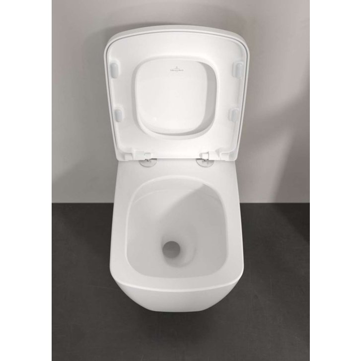 Villeroy & Boch Subway 3.0 - Závěsné WC, TwistFlush, Rimless, CeramicPlus, alpská bílá 4610T0R1