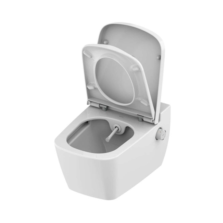Tece TECEone - Elektronický bidet s keramikou, Rimless, SoftClosie, bílá 9700216