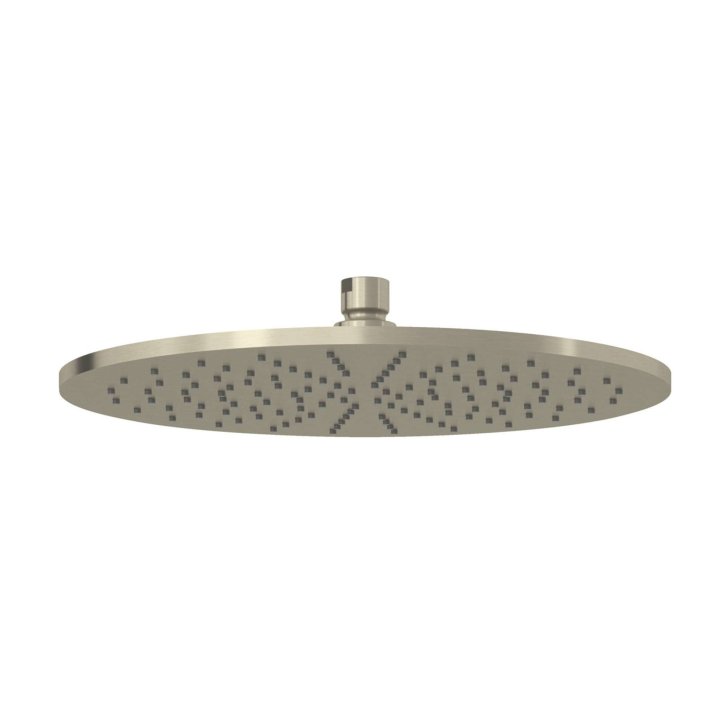 Kludi A-Qa - Hlavová sprcha, průměr 30 cm, kartáčovaný nikl 64330N5-00