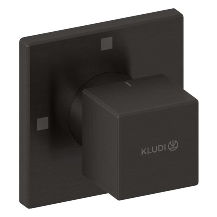 Kludi Decus - Ventil pod omítku, pro 3 spotřebiče, broušený Gunmetal 54846N275