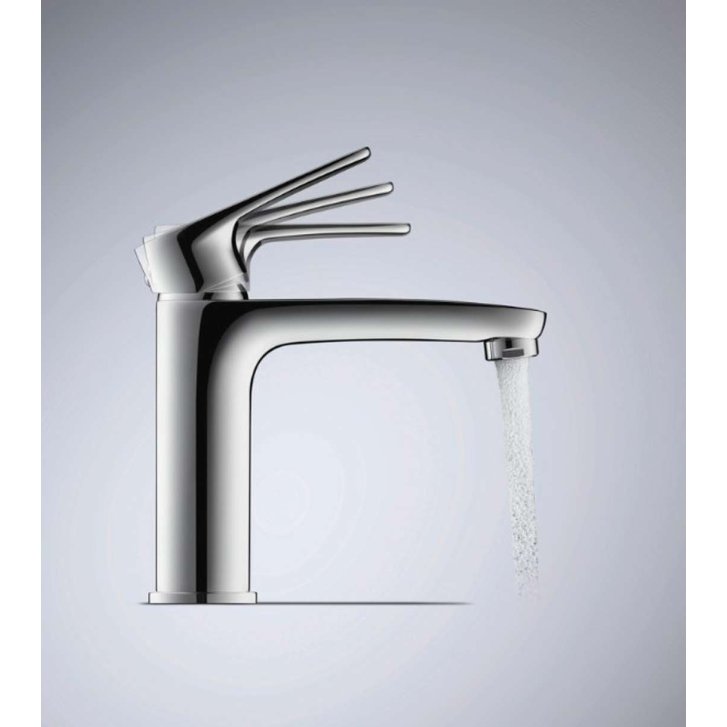 Duravit B.1 - Umyvadlová baterie s výpustí, MinusFlow, FreshStart, chrom B11023001010