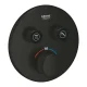 Grohe Grohtherm SmartControl - Termostatická baterie pod omítku, pro 2 spotřebiče, matná černá 291192430