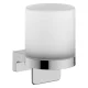Hansgrohe AddStoris S - Dávkovač mýdla s držákem, matné sklo/chrom 41765000