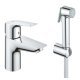 Grohe Start Edge - Umyvadlová baterie s bidetovou sprškou, chrom 23773001