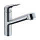 Hansgrohe Focus M42 - Dřezová baterie M427-H150 ECO, s výsuvnou koncovkou, EcoSmart, chrom 71865000