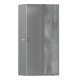 Hansgrohe XtraStoris Rock - Výklenek do stěny, s dvířky, 30x15x10 cm, kartáčovaná nerez 56082800
