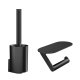 Hansgrohe WallStoris - Set doplňků pro WC, matná černá 27969670