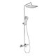 Ravak Termo - Sprchový set s vanovým termostatem, 25 cm, 3 proudy, chrom X070163