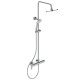 Ideal Standard Cerafine O - Sprchový set s baterií, průměr 20 cm, 1 proud, chrom BC750AA