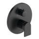Duravit Tulum - Sprchová baterie pod omítku, pro 2 spotřebiče, matná černá TU4210012046