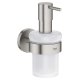 Grohe QuickFix Start - Dávkovač mýdla s držákem, sklo/supersteel 41195DC0