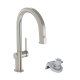 Hansgrohe Aqittura M91 - Dřezová baterie s výsuvnou koncovkou a filtrační hlavicí, sBox, vzhled nerezu 76826800