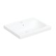 Geberit iCon - Umyvadlo na desku 60x48 cm, s přepadem, otvor pro baterii, matná bílá 501.847.JT.1