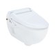 Geberit AquaClean - Elektronický bidet AquaClean 4000 s keramikou, Rimfree, SoftClosing, alpská bílá 146.135.11.1