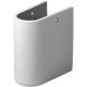 Duravit Starck 3 - Polosloup 17x29 cm, bílý 0865150000