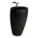 Laufen Il Bagno Alessi - Volně stojící umyvadlo 52x85x53 cm, otvor pro baterii, matná černá H8119717161041
