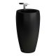 Laufen Il Bagno Alessi - Volně stojící umyvadlo 53x90x53 cm, otvor pro baterii, matná černá H8119727161041