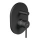 Jika Mio Style - Baterie pod omítku, pro 2 spotřebiče, s tělesem, matná černá H3212F67160001