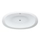 Laufen Il Bagno Alessi One - Vestavná vana 203x102 cm, s masážním systémem, LED osvětlením a senzorem, dezinfekcí, bílá H2439700006951